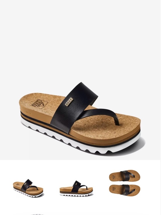 Reef Shoes - Reef Cork Platform Thong Sandals - Women